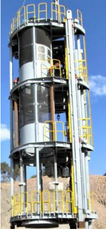 Μηχανήματα Better Safaty Quarry για αρθρωτή υπόγεια δομή βύθισης τροφοδοσίας Shaft Steel με γαλλοβάι